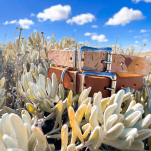 LEATHER RANGE | FLORAL COLLAR